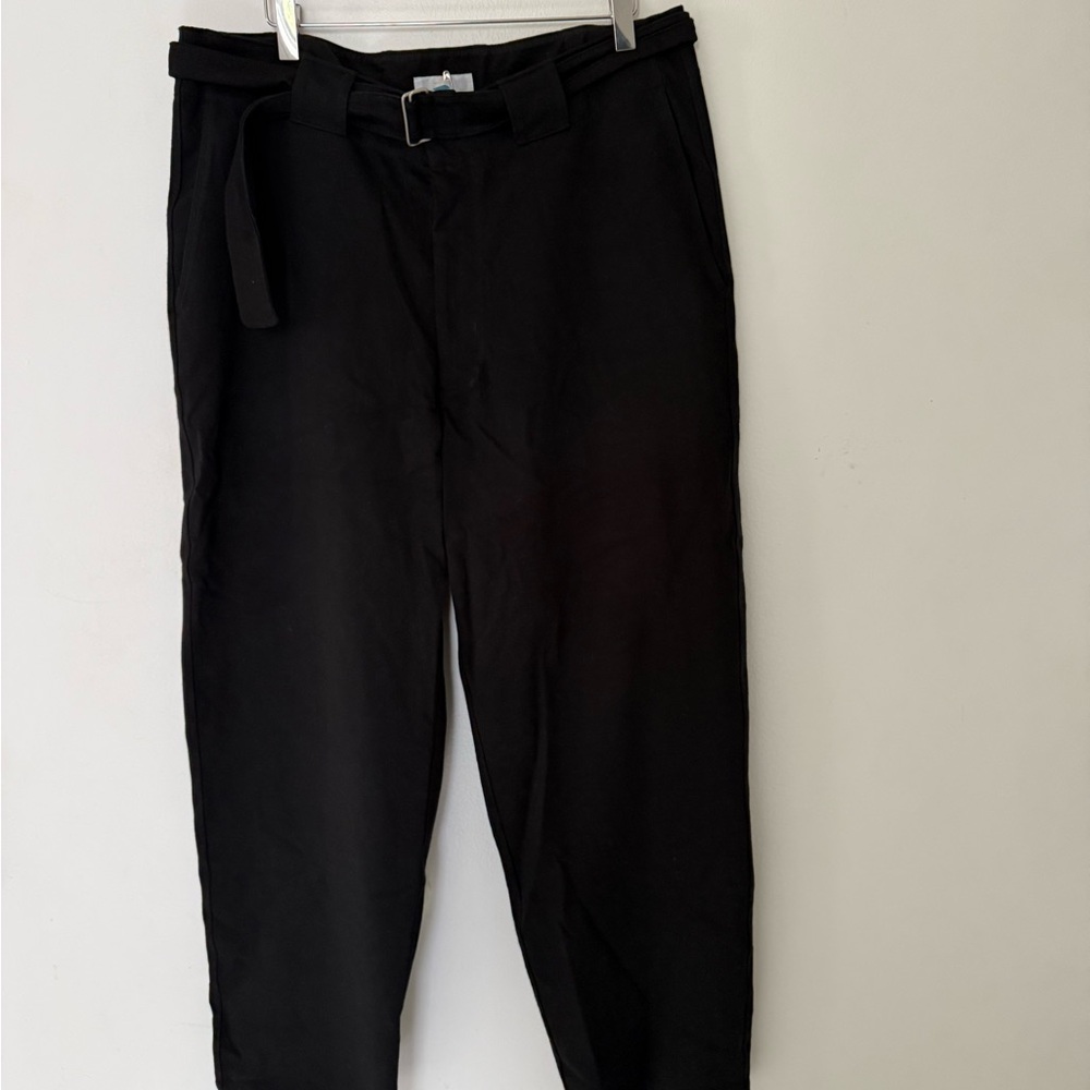 Lady White Co Jersey Belted Trousers